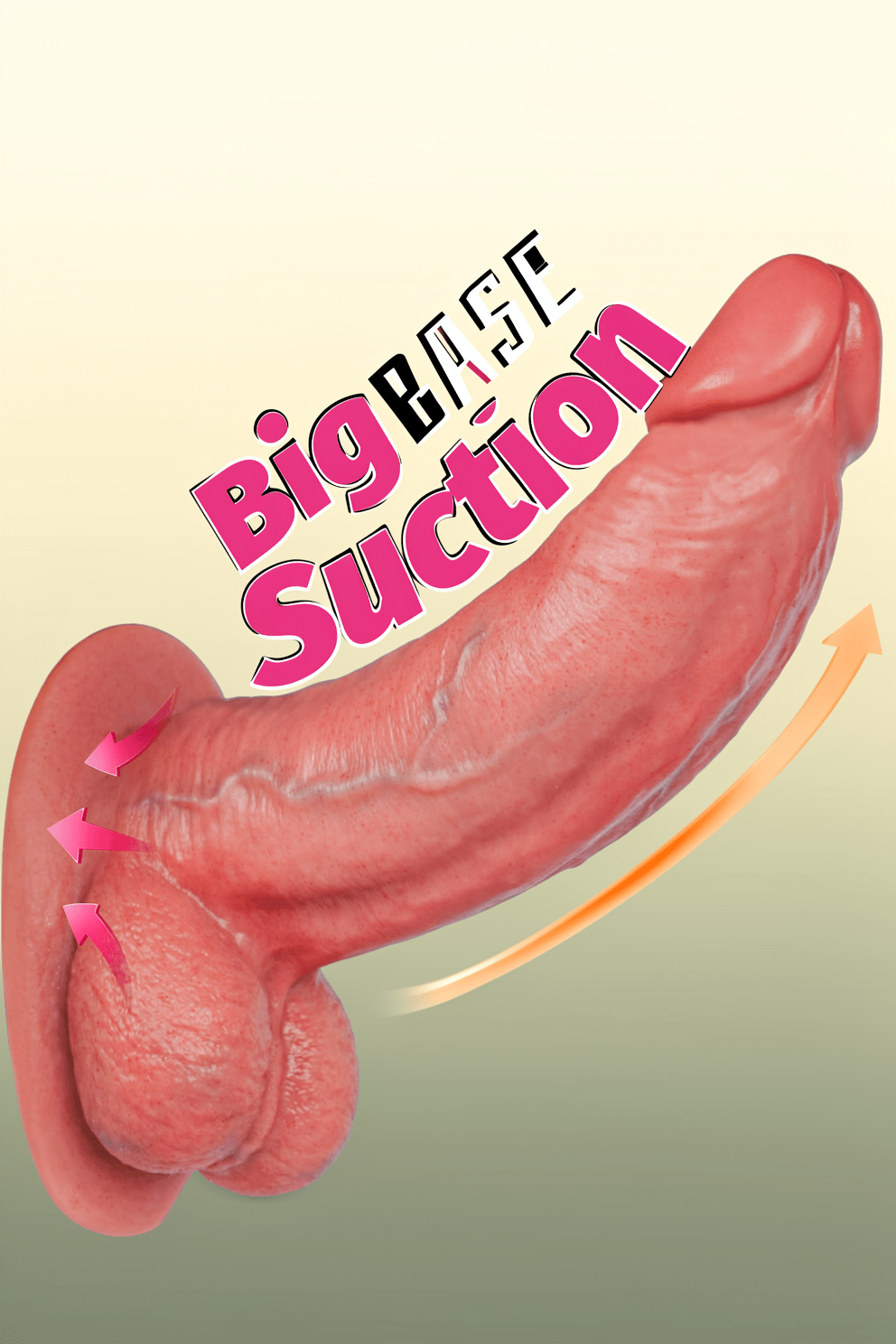 11.2" Huge Thick Realistic Dildo - 2.9" Diameter 0° Silicone Real Skin Big Dildos Dual Density G Spot Anal Dildos with Strong Suction Cup, Giant Horse Dildo Anal Sex Toys for Women Men Couples - Mairalea