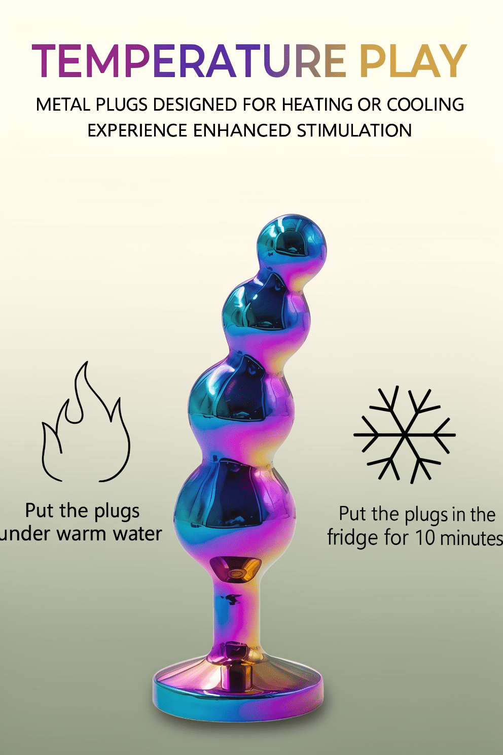 3 PCS Metal Anal Butt Plug Sex Toys,Gilingirl Stainless Steel Butt Beads with Jewelry Design for Women Men and Couple,Prostate Massager Anal Training Set Adult Toys for Beginners - Mairalea