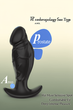 3PCS Anal Plug Set Silicone Butt Plug Anal Training Kit for Men Women, Anal Dildo with Flared Anchor Base, Beginners to Advanced Users Sizes, Comfortable Long-Term Wear Sex Toys for Couples Black - Mairalea
