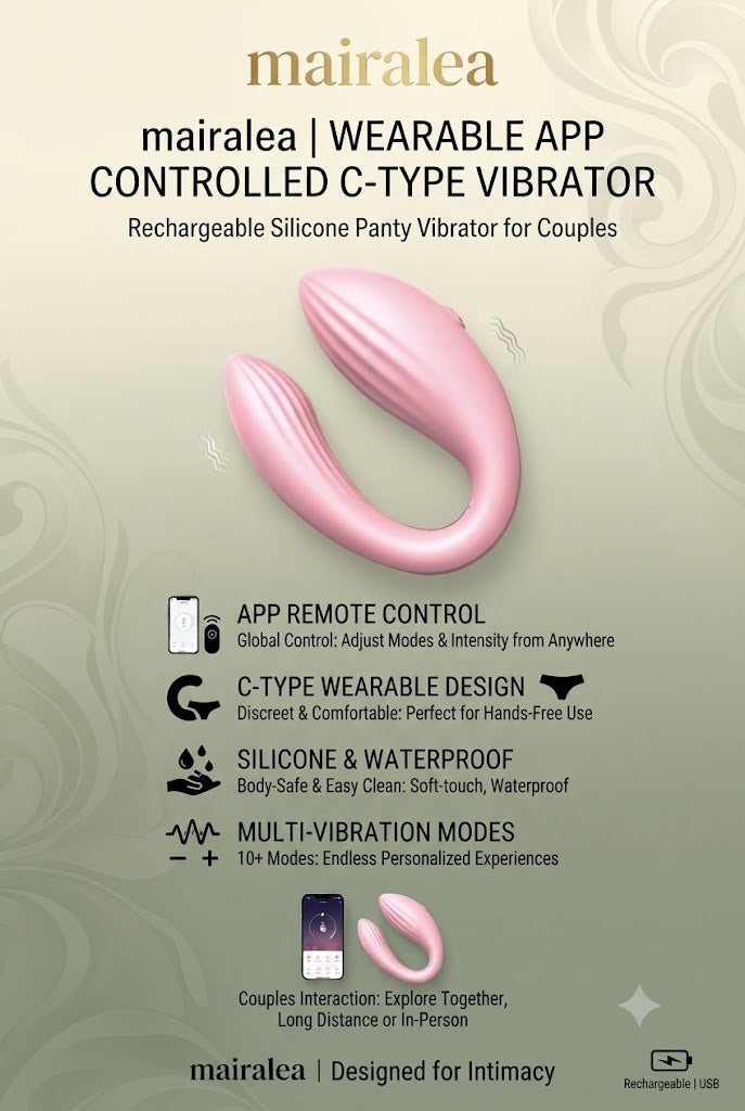 App Remote Controlled Vibrator for Couples | Wearable Panty G-Spot & Clitoral Stimulator