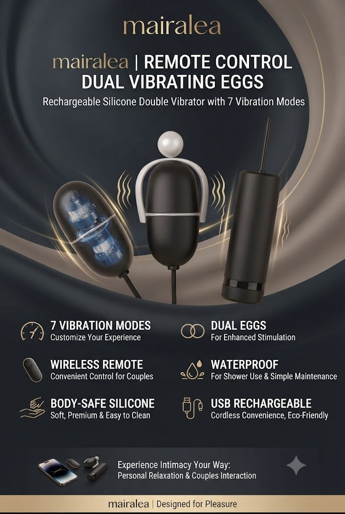 Remote Control Vibrator for Women | Wireless Clitoral & G Spot Massager, Multiple Modes