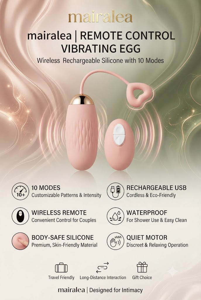Remote Control Vibrator for Women, Wireless Clitoral & G Spot Stimulator with Multiple Modes