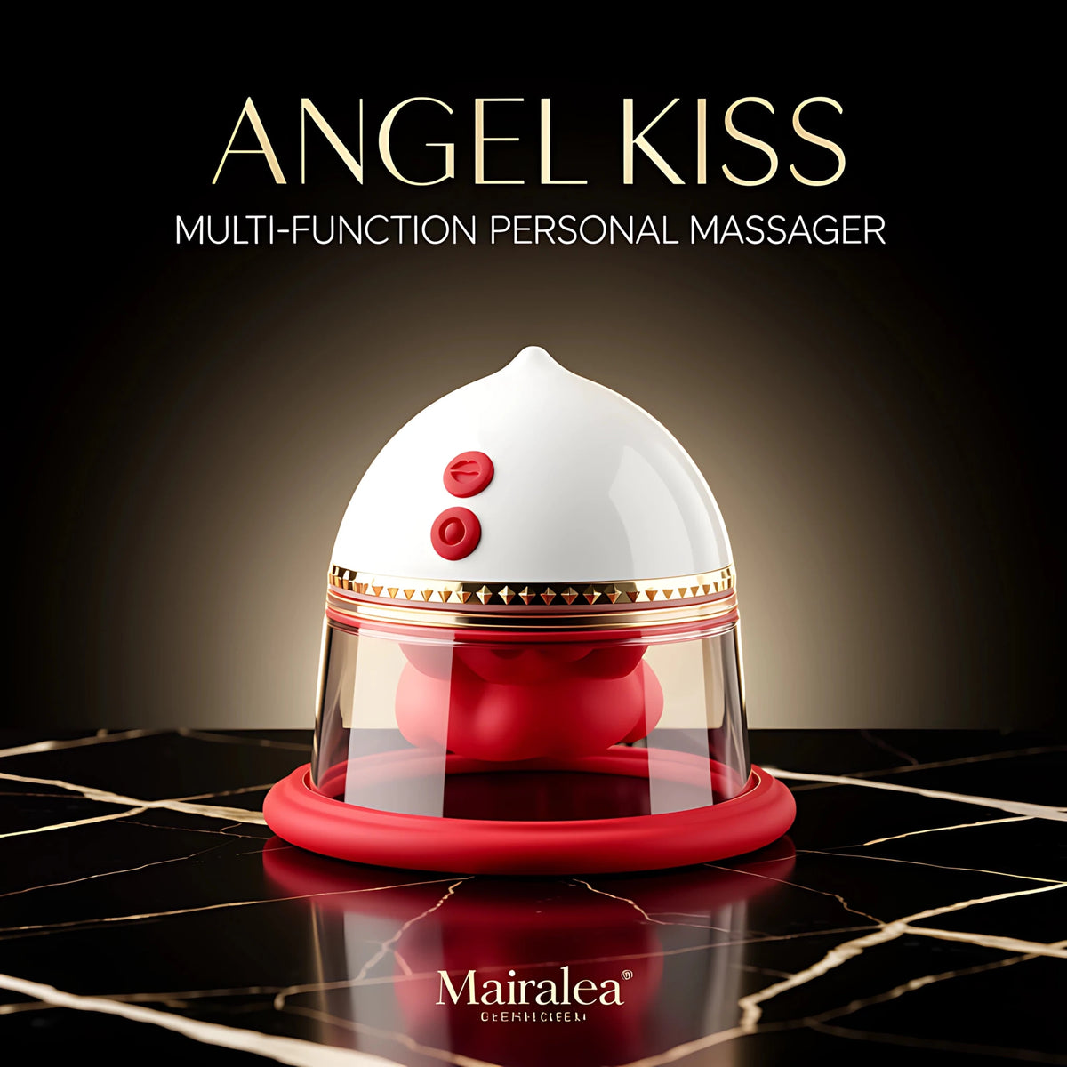 Angel Kiss Wearable Breast Massager – Suction, Massage & Soft Silicone Design - Mairalea
