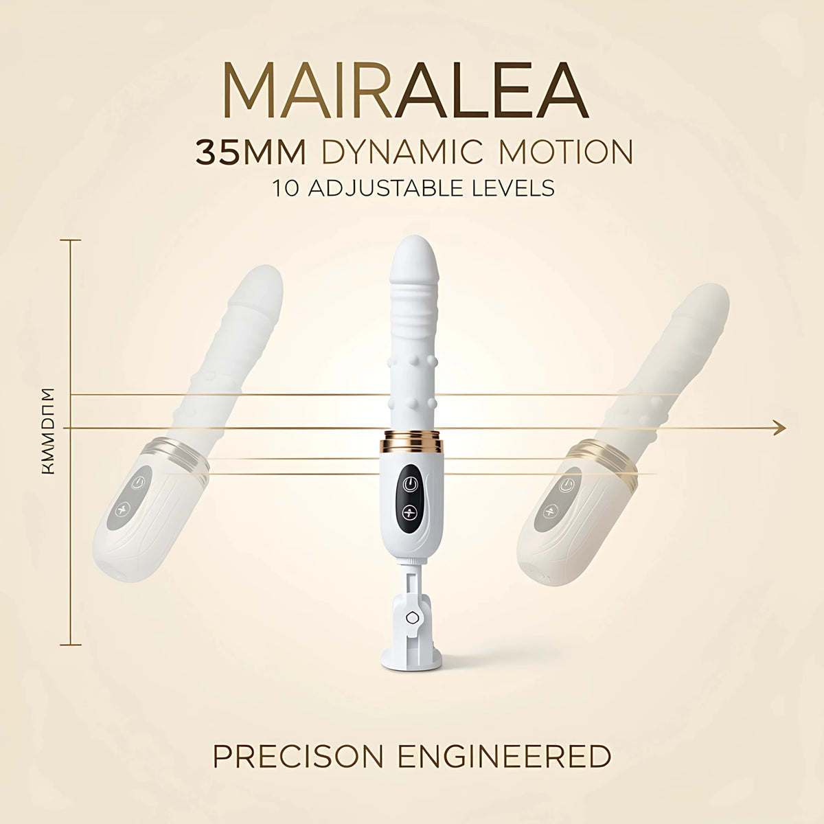 App Controlled Rolling Bead Massager – Dynamic Motion Vibrating Wellness Device - Mairalea