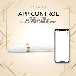 App Controlled Rolling Bead Massager – Dynamic Motion Vibrating Wellness Device - Mairalea