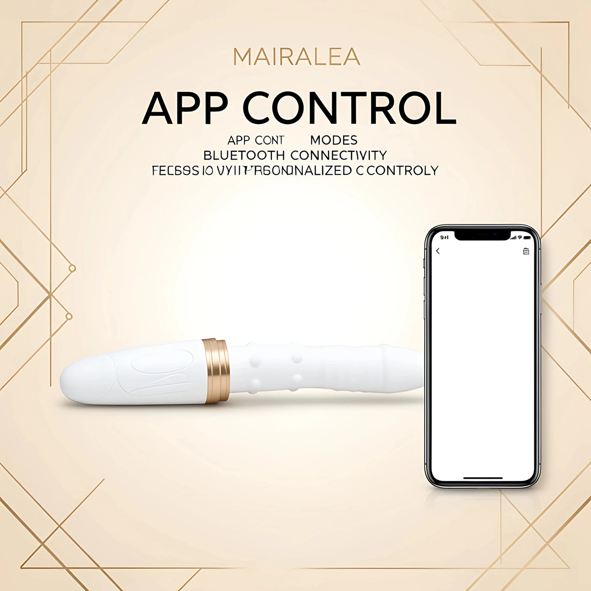 App Controlled Rolling Bead Massager – Dynamic Motion Vibrating Wellness Device - Mairalea