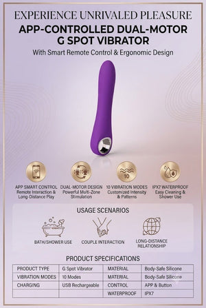 APP G Spot Vibrator, Silicone Vibrating Dildo with 10 Modes, Clitoral & Vaginal Massager (Green) - Mairalea