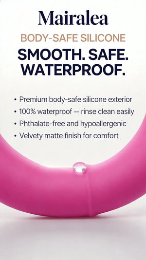 App G Spot Vibrator with 10 Modes, Dual-Motor Silicone Massager - Mairalea
