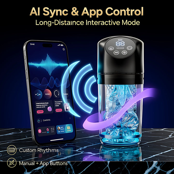 Automatic Masturbator with AI Sync, APP Control & Automatic Motion - Mairalea