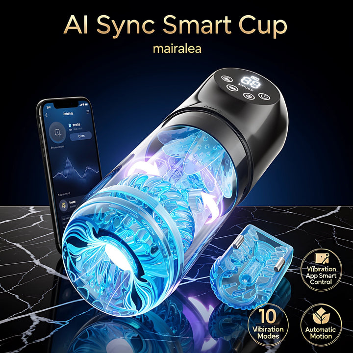 Automatic Masturbator with AI Sync, APP Control & Automatic Motion - Mairalea