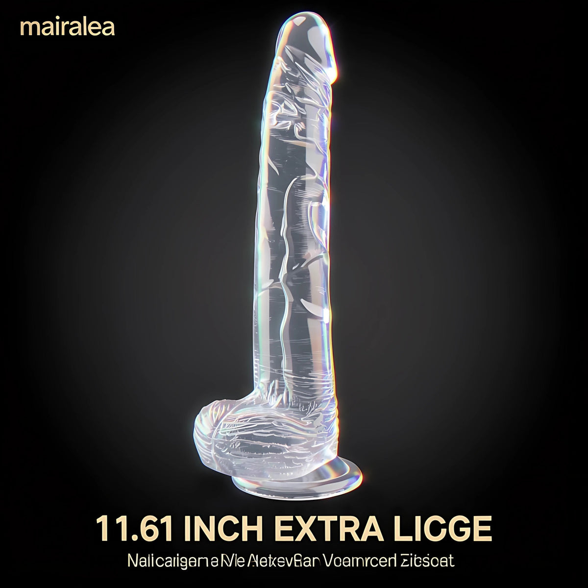 Big Dildo | Extra Large Realistic Silicone Suction Cup G Spot Toy - Mairalea