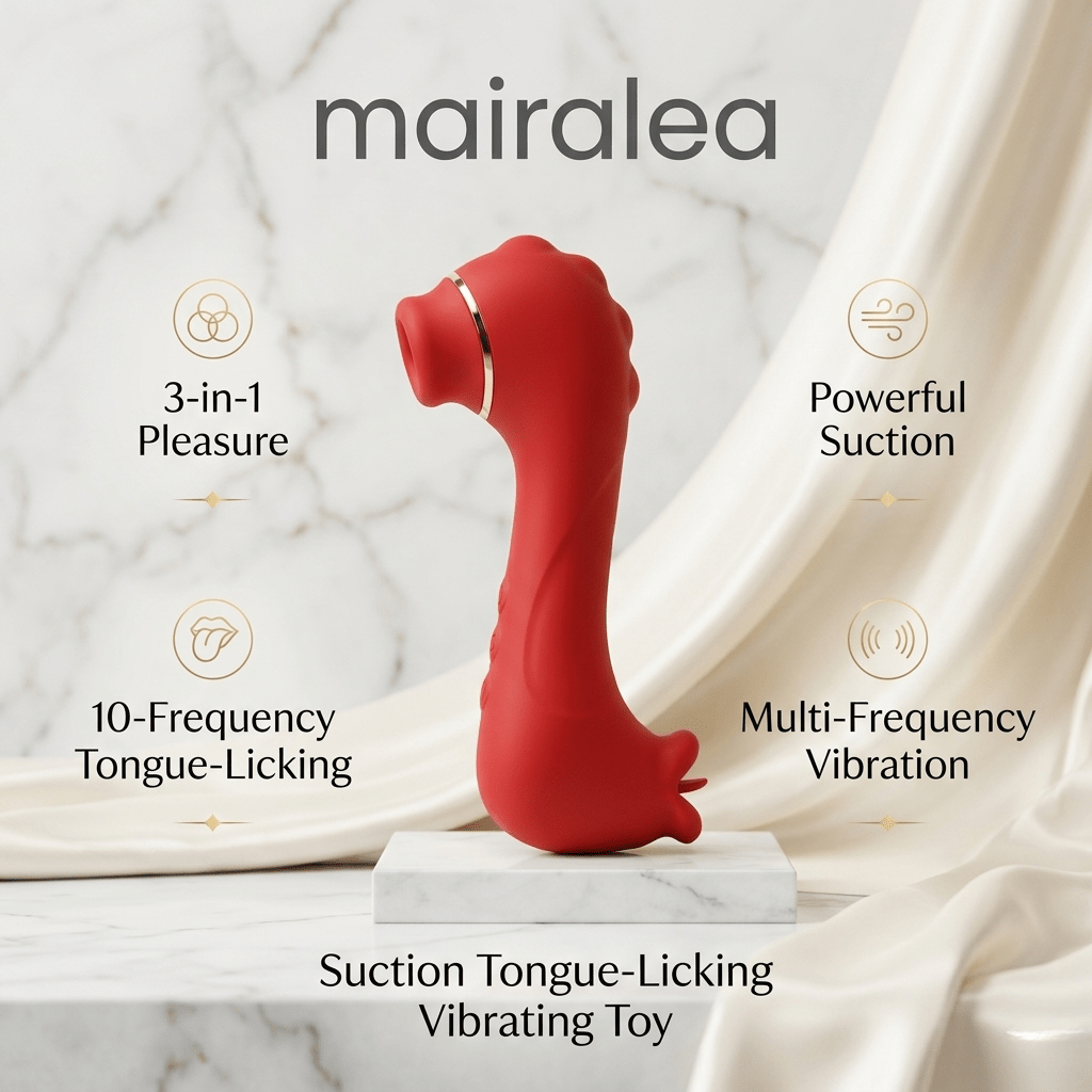 Clitoral Suction Vibrator for Women | Powerful Clit Stimulator Toy - Mairalea