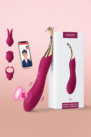 Clitoral Vibrator for Women | Dual Silicone Wand, 10 Patterns 4 Speeds G Spot Stimulator - Mairalea