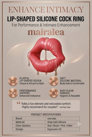 Cock Ring Sex Toy for Men - Silicone Penis Ring for Performance Enhancement & Endurance - Mairalea