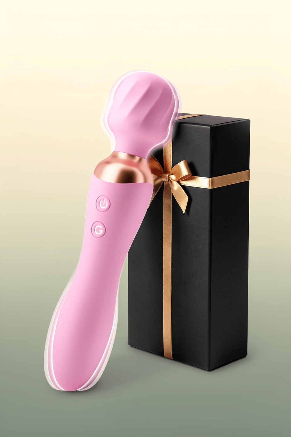 Cordless Massager Wand | MOOLIGIRL Dual-Ended Vibrator, 24 Modes, Waterproof & Quiet - Mairalea