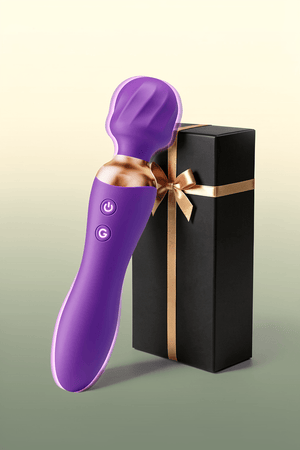 Cordless Massager Wand | MOOLIGIRL Dual-Ended Vibrator, 24 Modes, Waterproof & Quiet - Mairalea