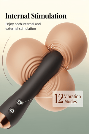 Cordless Massager Wand | MOOLIGIRL Dual-Ended Vibrator, 24 Modes, Waterproof & Quiet - Mairalea