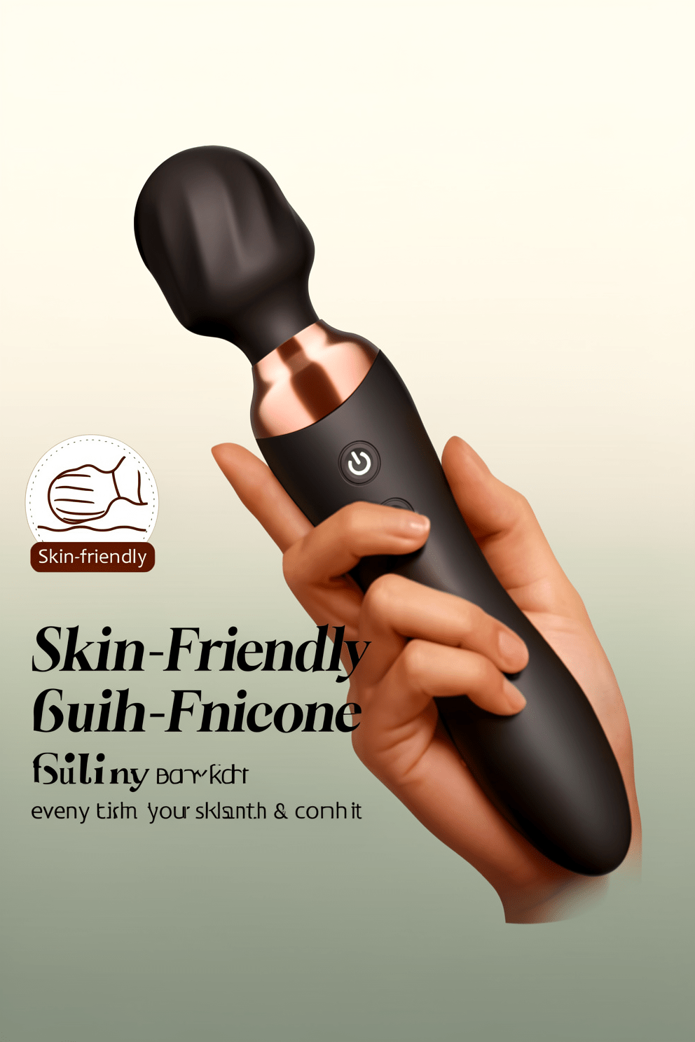 Cordless Massager Wand | MOOLIGIRL Dual-Ended Vibrator, 24 Modes, Waterproof & Quiet - Mairalea