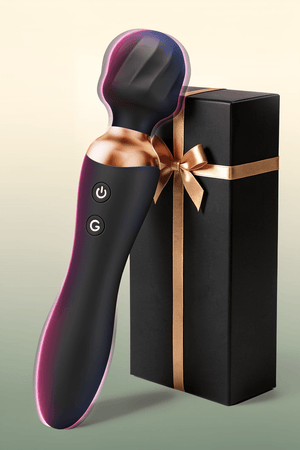Cordless Massager Wand | MOOLIGIRL Dual-Ended Vibrator, 24 Modes, Waterproof & Quiet - Mairalea