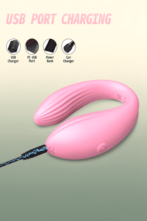 Couples App Remote Controlled Wearable Vibrator - Wearable Panty Vibrator G-spot & Clitoral Stimulator, Eselltech Long Distance Dual-Ended Discreet Women Adult Sex Toy - Mairalea