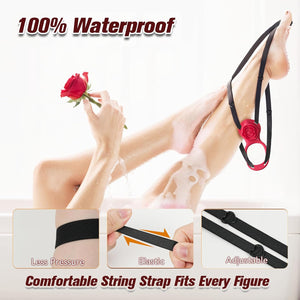 Couples Rose App Remote Control Wearable Vibrator, Couple Women Adult Sex Toys Games for Men, Hands Free Panty Clitoris Vibrator Vibrating Cock Ring, ZOOPLOU BDSM Female Sex Toy - Mairalea