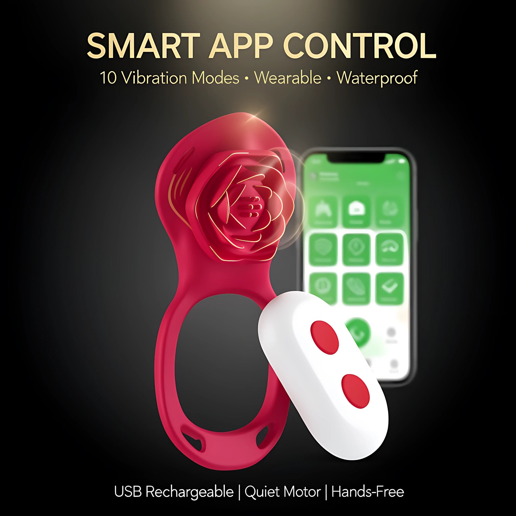Couples Vibrator App Remote Control Wearable Clitoral & G-Spot Stimulator - Mairalea