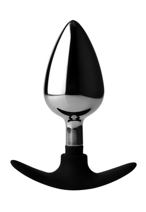Dark Invader Metal & Silicone Anal Plug Large - Mairalea