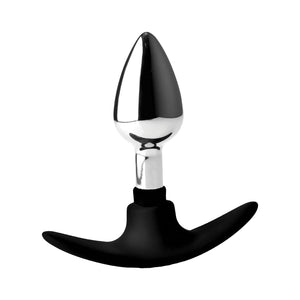 Dark Invader Metal & Silicone Anal Plug Large - Mairalea