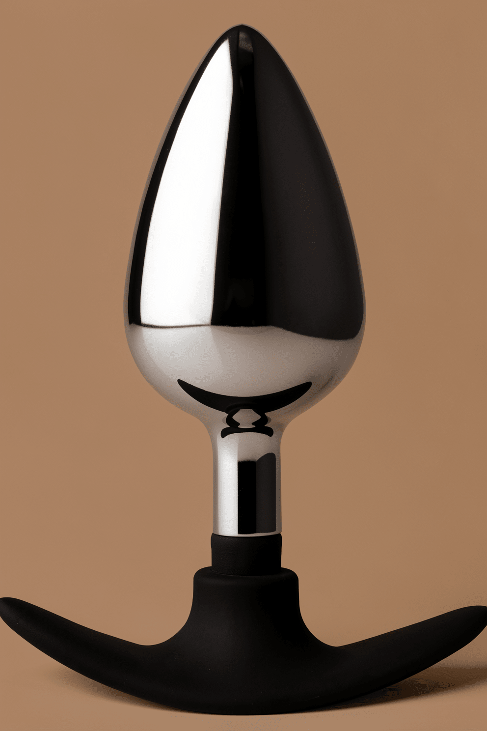Dark Invader Metal & Silicone Anal Plug Large - Mairalea