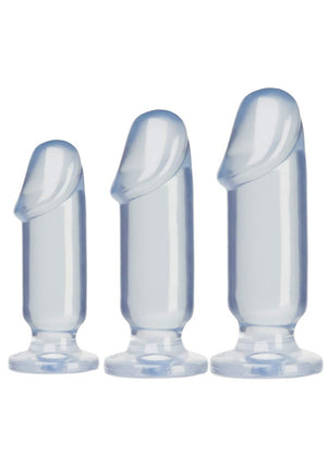 Doc Johnson Crystal Jellies Anal Starter Kit, Clear - Mairalea