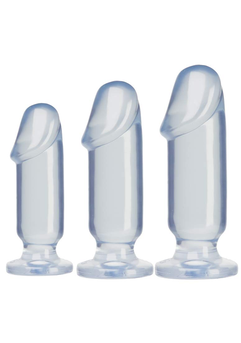Doc Johnson Crystal Jellies Anal Starter Kit, Clear - Mairalea