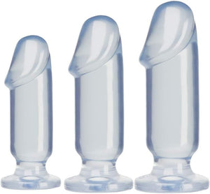 Doc Johnson Crystal Jellies Anal Starter Kit, Clear - Mairalea