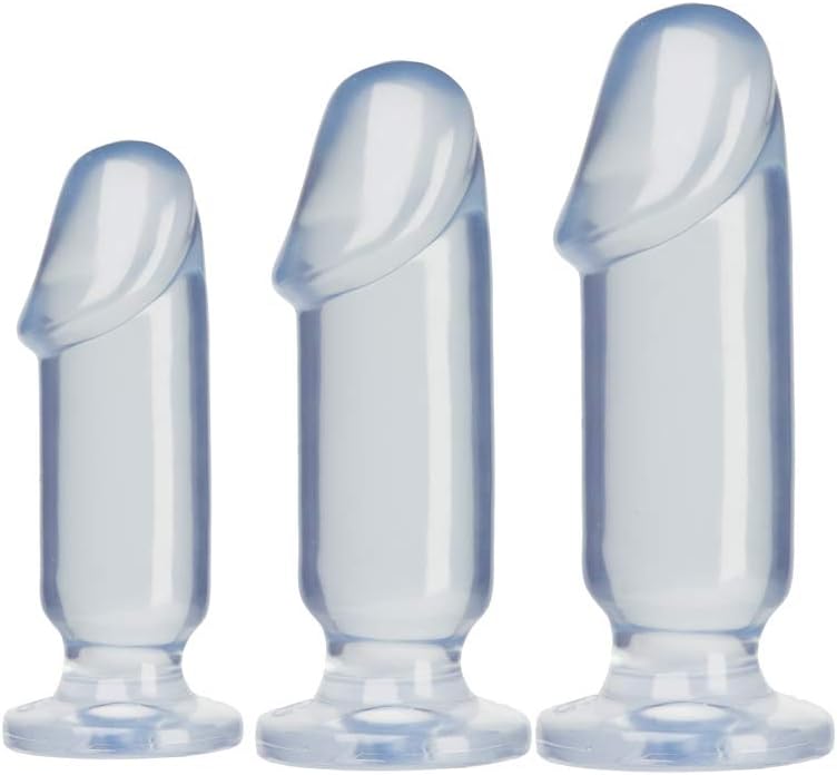 Doc Johnson Crystal Jellies Anal Starter Kit, Clear - Mairalea