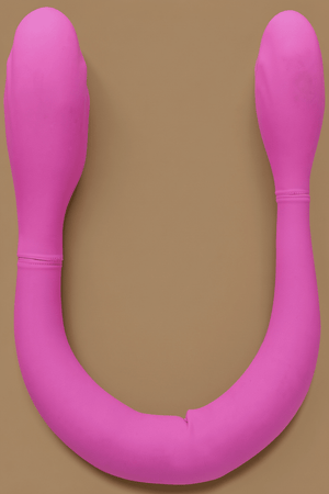 Double-Ended Bendable G-spot Dildo Vibrator – Pinky Time 14.8 Inches Strapless 7 Vibration Mode Dual Motor Vaginal Anal Silicone Waterproof Quiet Rechargeable Gift Idea for Adult Couple Men Women - Mairalea