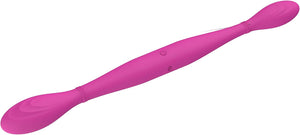 Double-Ended Bendable G-spot Dildo Vibrator – Pinky Time 14.8 Inches Strapless 7 Vibration Mode Dual Motor Vaginal Anal Silicone Waterproof Quiet Rechargeable Gift Idea for Adult Couple Men Women - Mairalea
