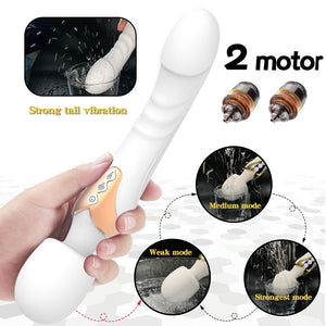 Dual - Head Powerful Vibrating AV Wand - Mairalea
