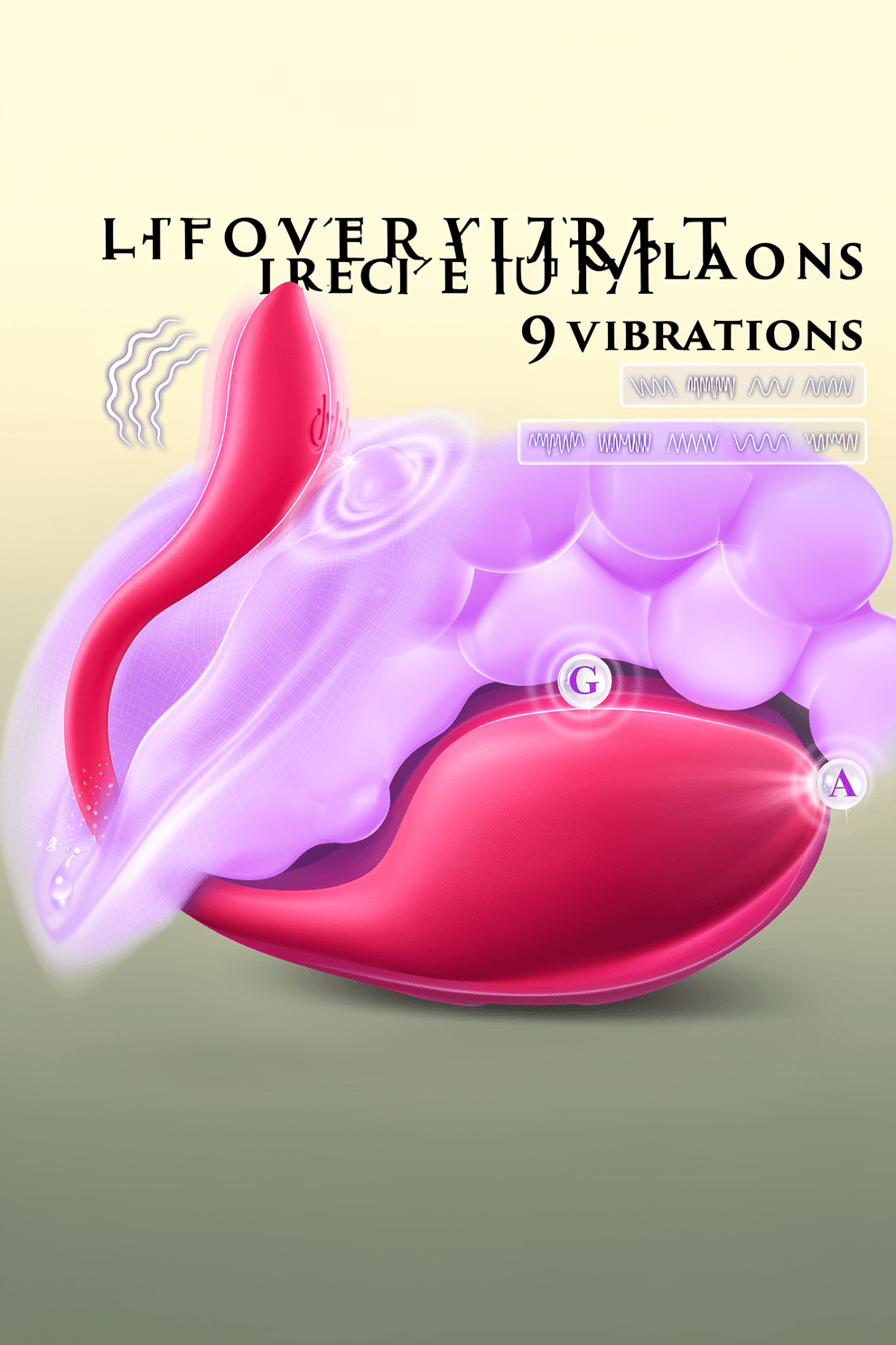 ECRVOM Sex Toys Vibrator for Women Men - Wearable Panty Dildo with 9 Vibrations, G spot Clitoral Stimulator Anal Butt Plug, Rechargeable APP Control Adult Anus Sex Toy Strapon Dildo Vibrating Egg - Mairalea