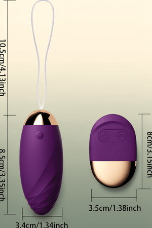 Egg Vibrator with Remote Control 10 Vibration Modes Waterproof Rechargeable Wearable Silicone Bullet Vibrator Silent Adult Toy for Women and Couples - Mairalea