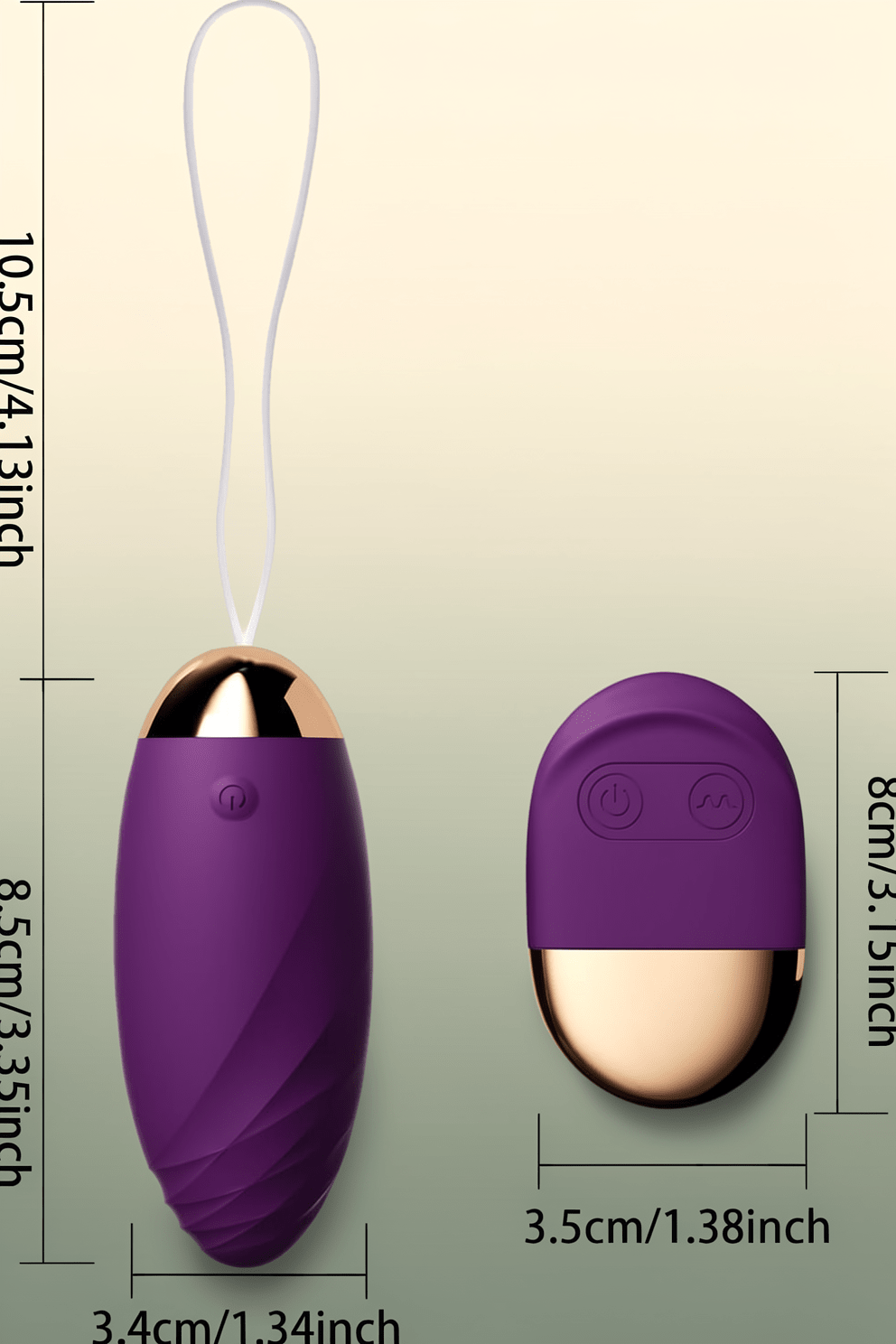 Egg Vibrator with Remote Control 10 Vibration Modes Waterproof Rechargeable Wearable Silicone Bullet Vibrator Silent Adult Toy for Women and Couples - Mairalea