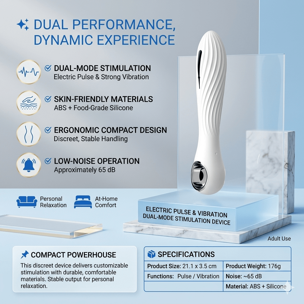 Electric Pulse Vibrator – Strong Vibration Stimulation Massager - Mairalea