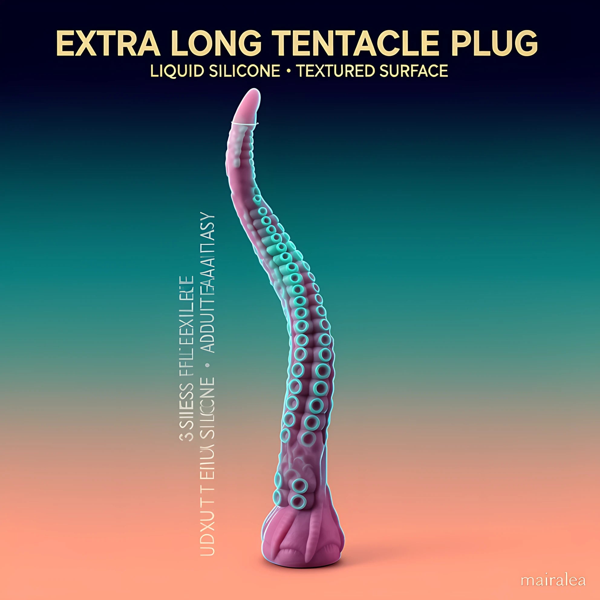 Extra Long Tentacle Plug – Silicone Octopus Fantasy Plug - Mairalea