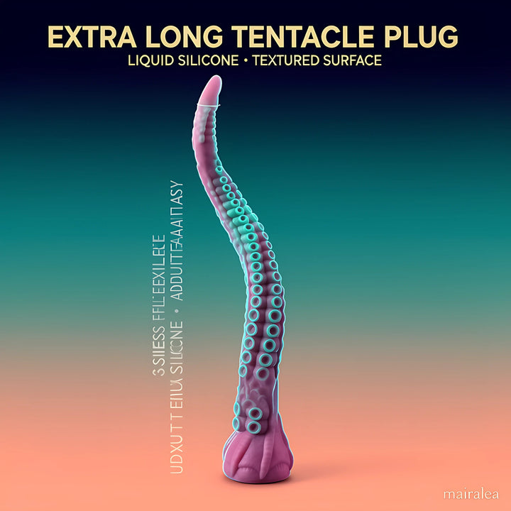 Extra Long Tentacle Plug – Silicone Octopus Fantasy Plug - Mairalea