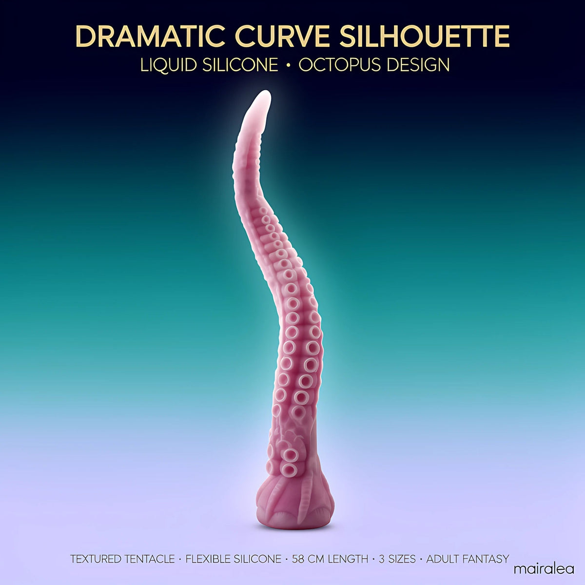 Extra Long Tentacle Plug – Silicone Octopus Fantasy Plug - Mairalea