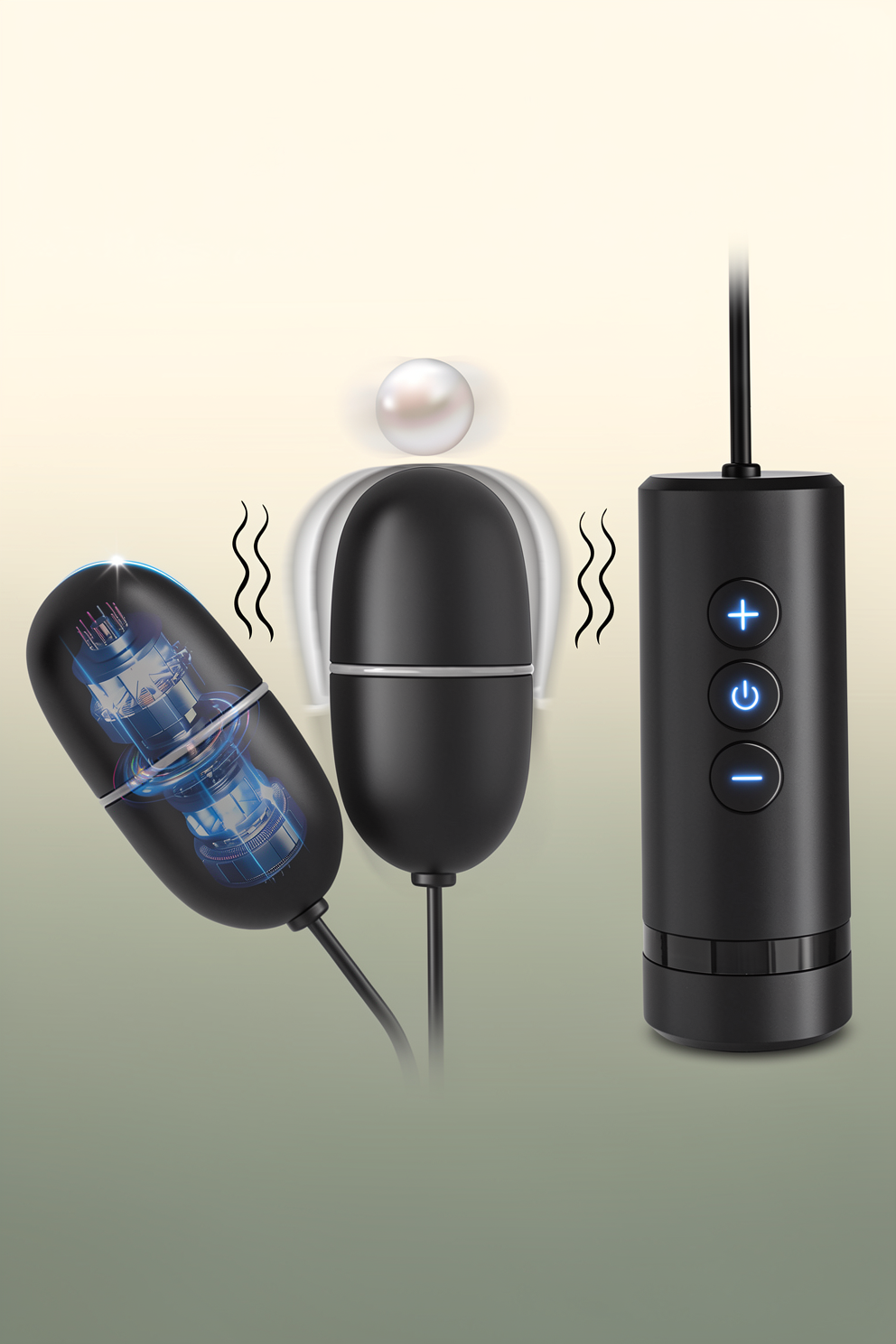 Bullet Vibrator Women Sex Toys, Mini Vibrators with 7 Vibration Modes, Double Egg Massager Female G-spot Clitoral Nipple Stimulation Couple Sex Toy, Vibrator with Remote USB Charging Adult Toys
