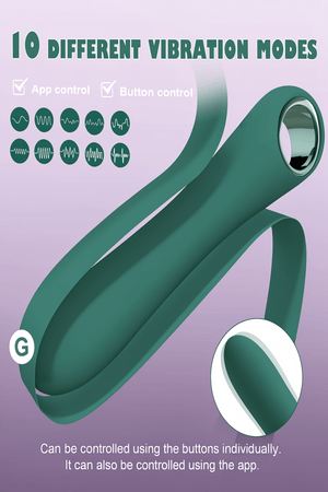 G Spot Dildos Sex Toys- APP Controlled Vibrating Dildo Vibrator with 10 Vibrations, Adult Sex Toy for Women Silicone Massagers for Clitoral Vagina Nipple Stimulation (APP Green) - Mairalea