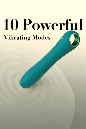 G-Spot Vibrator | 10 Mode Silicone Clitoral & Nipple Stimulator Dildo Toy - Mairalea