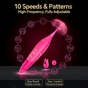 G Spot Vibrator – 10 Modes High-Frequency Rechargeable Wand - Mairalea