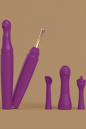 G Spot Vibrator Wand Adult Sex Toys & Games - Upgraded 2 in 1 Adult Toys for Women Sex Toys Nipple Clit Vibrators with 3 New Head & 10 Vibrations, Finger Mini Vibrator Couples Female Sex Toy Vibrater - Mairalea