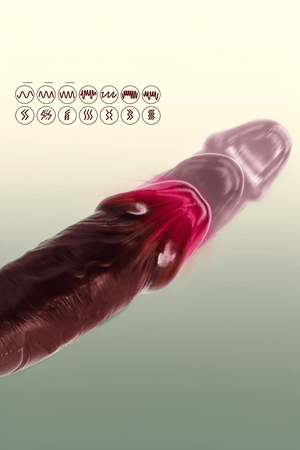 Heating Massage Wand with 7 Thrusting and 10 pulsating Modes Easy to Clean 77002671 - Mairalea