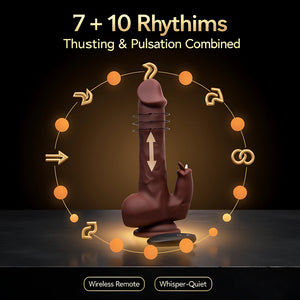 Heating Wand with Automatic Thrusting, Heat & Remote Control - Mairalea